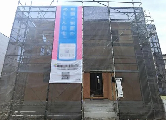 相模原市中央区田名の新築戸建て1号棟の外観の写真