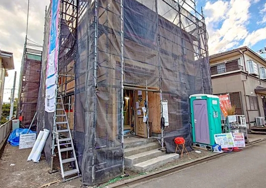 相模原市中央区田名の新築戸建て1号棟の外観の写真