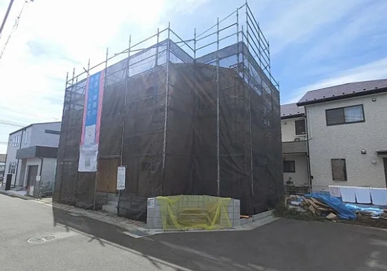 相模原市中央区田名の新築戸建て1号棟の外観の写真