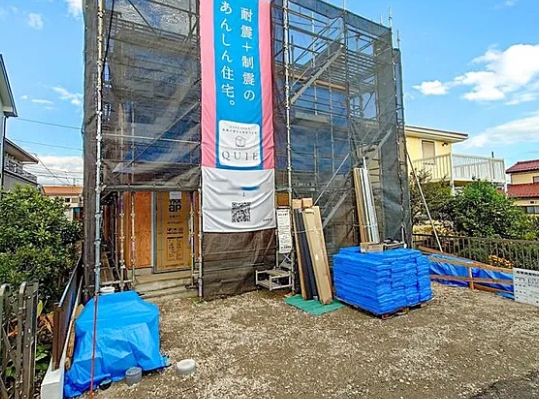 相模原市中央区田名の新築戸建て2号棟の外観の写真