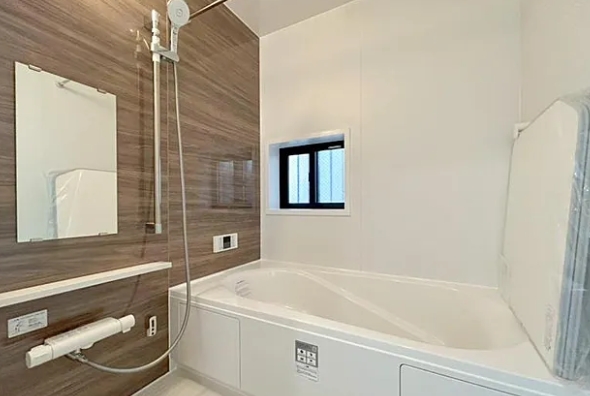 相模原市中央区横山3丁目の新築戸建てA号棟のバスルームの写真