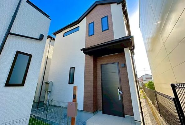 相模原市中央区横山3丁目の新築戸建てA号棟の外観の写真