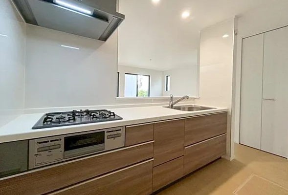 相模原市中央区横山3丁目の新築戸建てA号棟のキッチンの写真