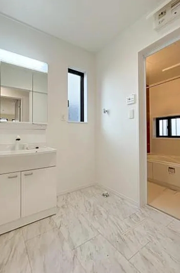 相模原市中央区横山3丁目の新築戸建てA号棟の洗濯機置場の写真