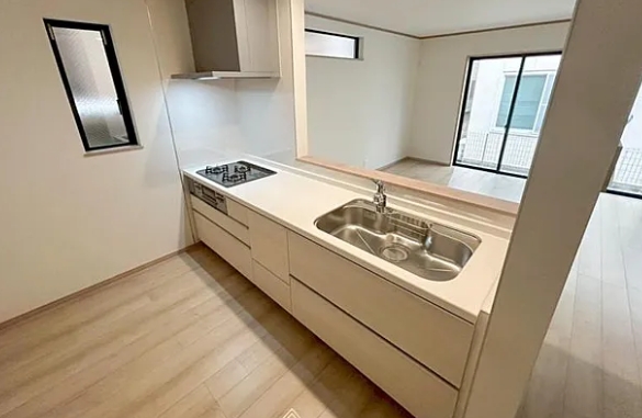 相模原市中央区横山3丁目の新築戸建てC号棟のキッチンの写真