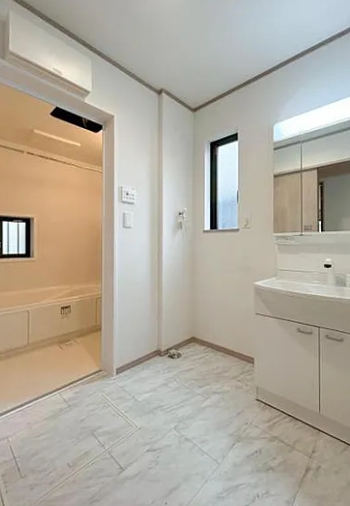 相模原市中央区横山3丁目の新築戸建てC号棟の洗濯機置場の写真