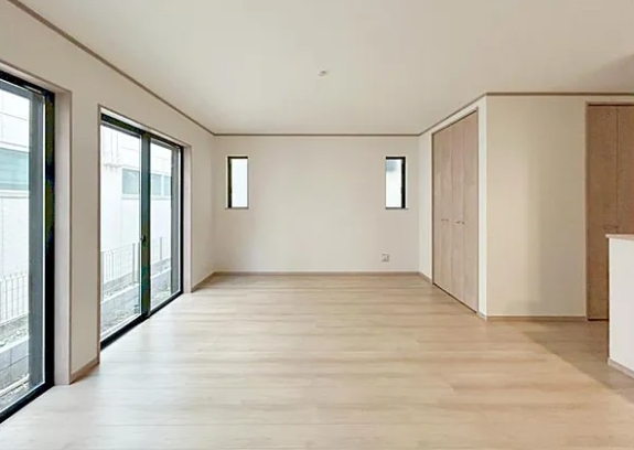 相模原市中央区横山3丁目の新築戸建てC号棟のリビングの写真