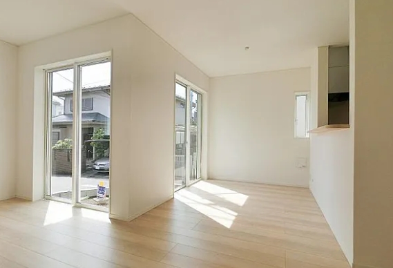 相模原市中央区横山4丁目の新築戸建て1号棟のダイニングの写真