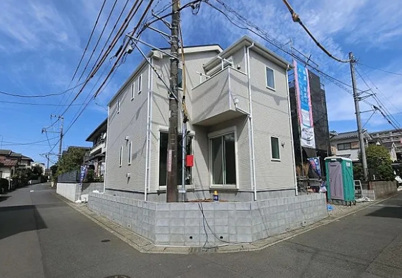 相模原市中央区横山4丁目の新築戸建て1号棟の外観の写真