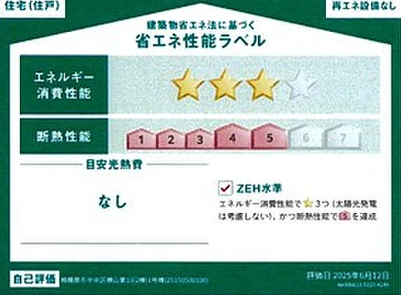 相模原市中央区横山4丁目の新築戸建て1号棟の設備の写真