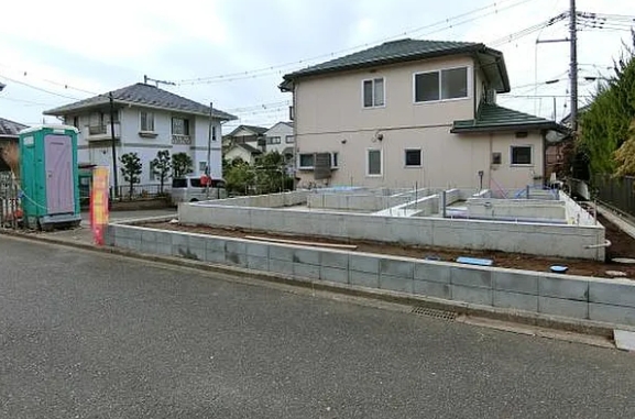 相模原市南区磯部の新築戸建ての外観の写真