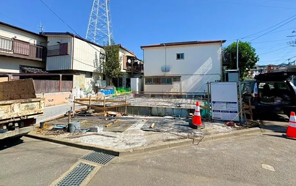 相模原市南区磯部の新築戸建ての外観の写真