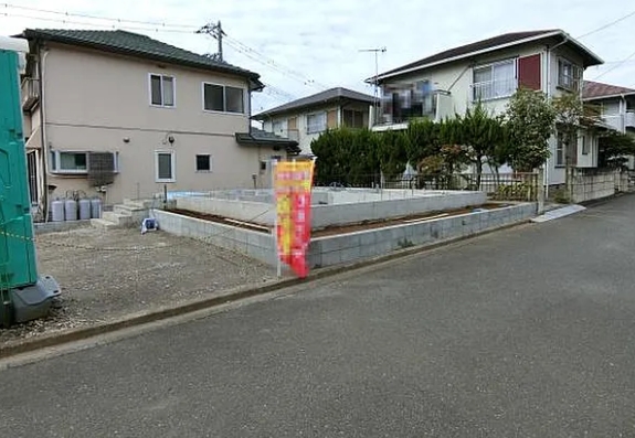 相模原市南区磯部の新築戸建ての外観の写真