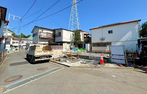 相模原市南区磯部の新築戸建ての外観の写真