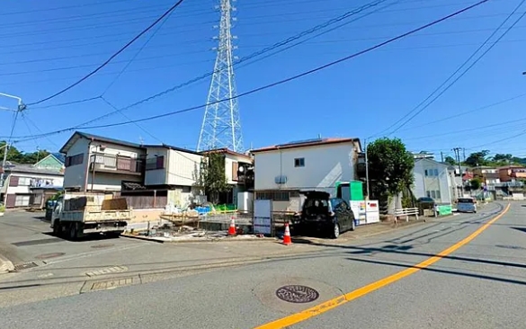 相模原市南区磯部の新築戸建ての外観の写真