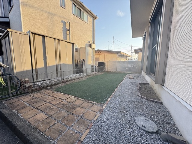 相模原市南区下溝の中古戸建ての庭の写真