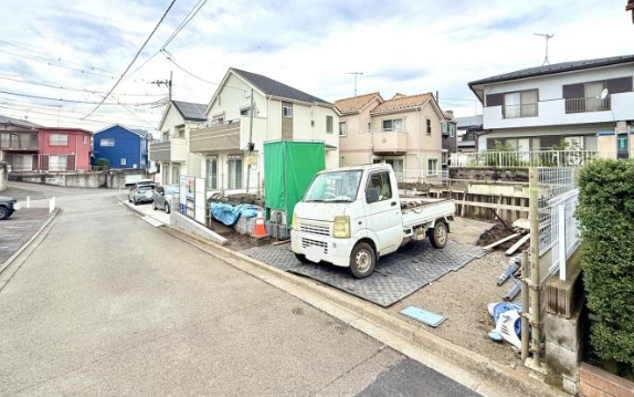 相模原市南区新戸の新築戸建ての外観の写真