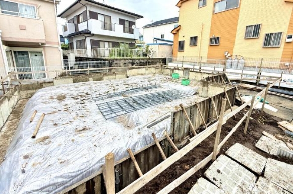 相模原市南区新戸の新築戸建ての外観の写真