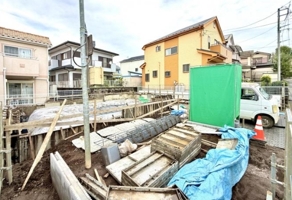 相模原市南区新戸の新築戸建ての外観の写真