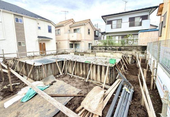 相模原市南区新戸の新築戸建ての外観の写真