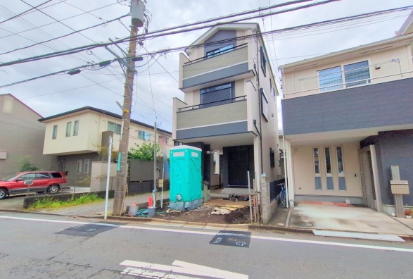 相模原市南区相武台3丁目の新築戸建ての外観の写真