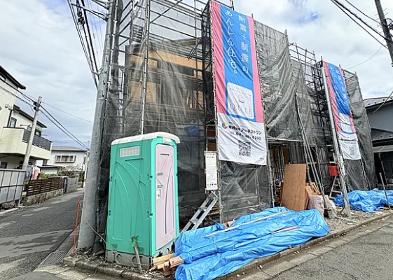 相模原市南区相南3の新築戸建て2号棟の外観の写真