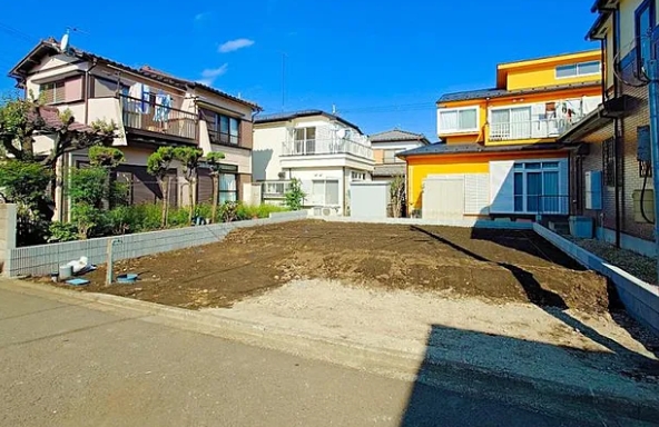 相模原市南区鵜野森2丁目の新築戸建ての外観の写真