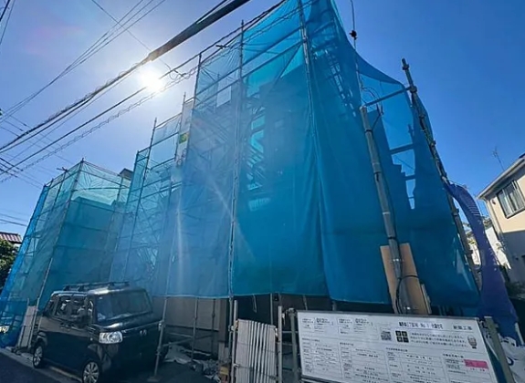 相模原市南区鵜野森3丁目の新築戸建て1号棟の外観の写真