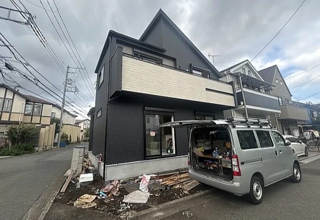 相模原市南区若松5丁目の新築戸建ての外観の写真