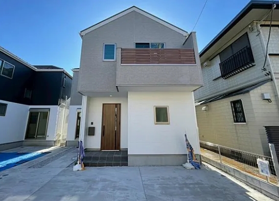 八王子市富士見町の新築戸建て1号棟の外観