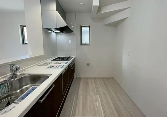 八王子市富士見町の新築戸建て1号棟のキッチン