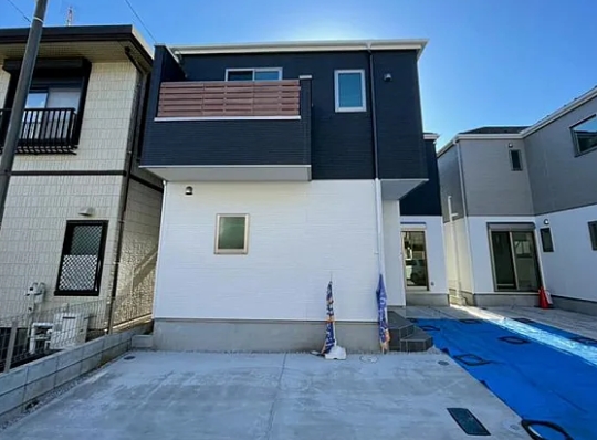 八王子市富士見町の新築戸建て2号棟の外観
