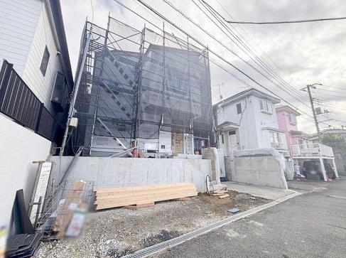 八王子市東浅川町の新築戸建ての外観