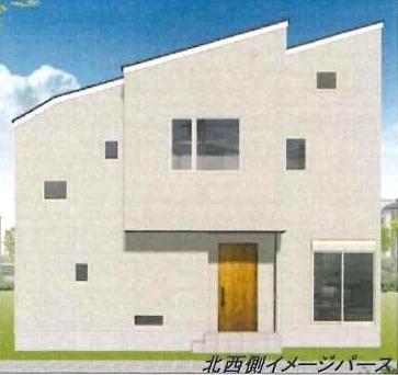 八王子市東浅川町の新築戸建ての外観