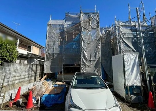 八王子市富士見町の新築戸建て1号棟の外観