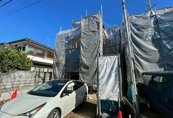 八王子市富士見町の新築戸建て1号棟の外観