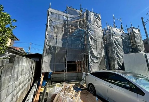 八王子市富士見町の新築戸建て1号棟の外観