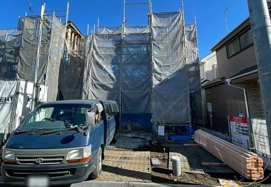 八王子市富士見町の新築戸建て2号棟の外観