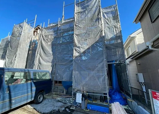 八王子市富士見町の新築戸建て2号棟の外観