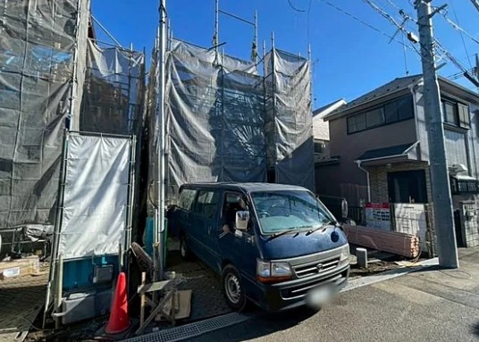 八王子市富士見町の新築戸建て2号棟の外観