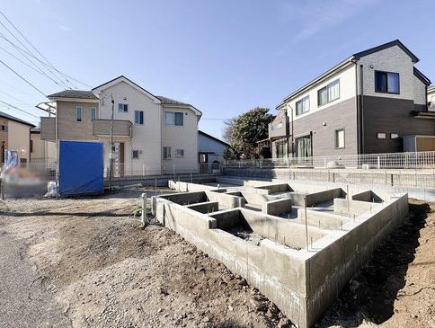 八王子市泉町の新築戸建ての外観