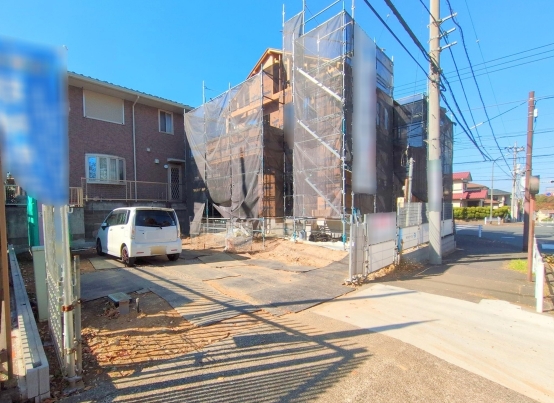 八王子市片倉町の新築戸建ての外観