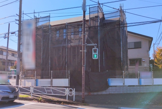 八王子市片倉町の新築戸建ての外観