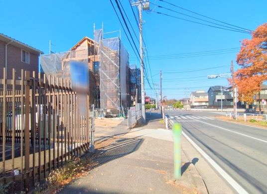 八王子市片倉町の新築戸建ての外観