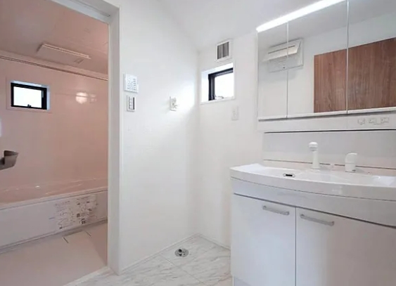 八王子市子安町1丁目の新築戸建て2号棟の洗濯機置場