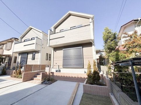 八王子市丸山町の新築戸建て2号棟の外観の写真