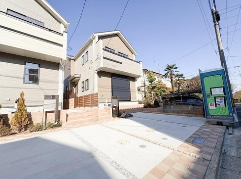 八王子市丸山町の新築戸建て2号棟の外観の写真