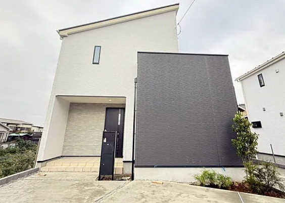 八王子市めじろ台3丁目の新築戸建て1号棟の外観