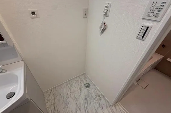 八王子市めじろ台3丁目の新築戸建て1号棟の洗濯機置場