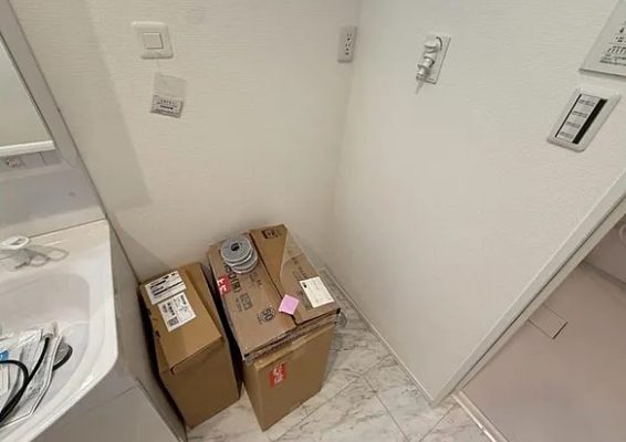八王子市めじろ台3丁目の新築戸建て3号棟の洗濯機置場